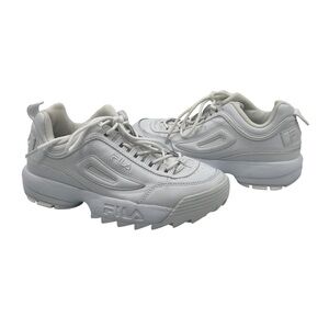 FILA White Distruptor 2 Premium Sneakers Size 8 1/2 Women's